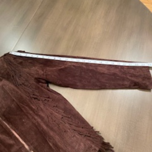 a' la carte - Brown Suede Jacket - Size Small - Picture 9 of 12